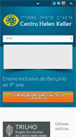 Mobile Screenshot of centrohelenkeller.pt